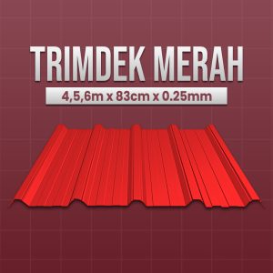 Atap Trimdeck Maroon